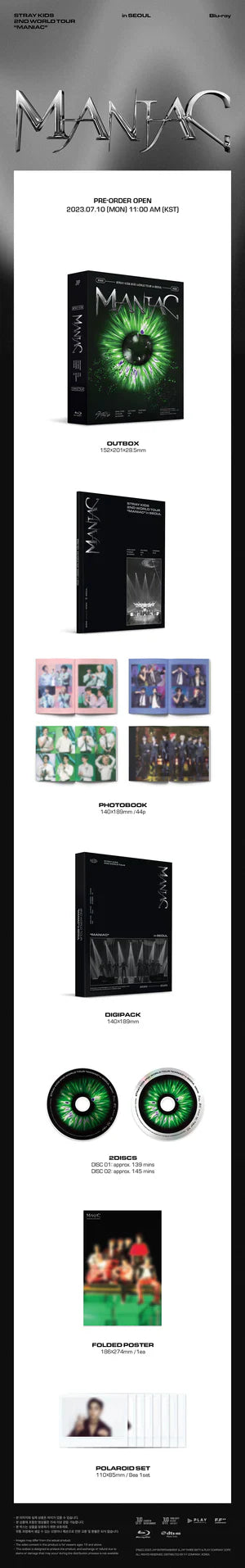 Stray Kids 2nd World Tour "Maniac" In Seoul - DVD & Blu-Ray