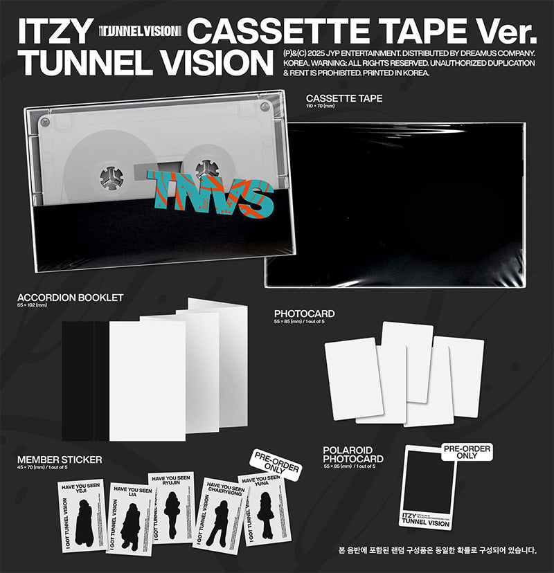 ITZY - [TUNNEL VISION] (Cassette Tape Ver.)