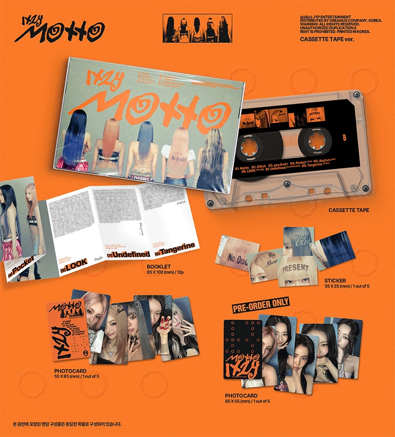 ITZY - [motto] (CASSETTE TAPE Ver.)