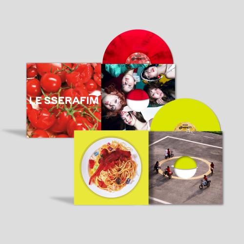 LE SSERAFIM - 1st Single Album 'SPAGHETTI' (LP) (2 TYPES Random)