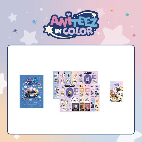 ATEEZ - OFFICIAL MD [ANITEEZ IN COLOR] RETRO STICKER BOOK