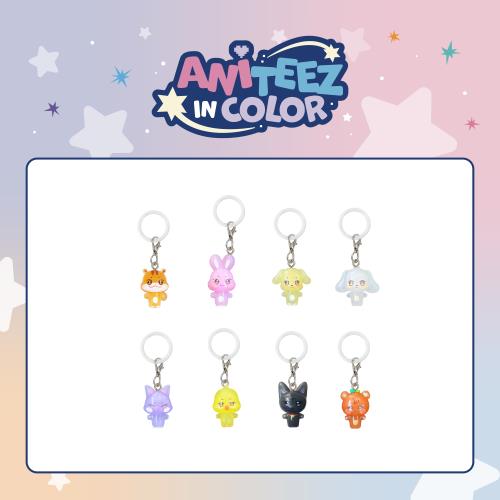 ATEEZ - OFFICIAL MD [ANITEEZ IN COLOR] (RANDOM) CLEAR MASCOT CHARM