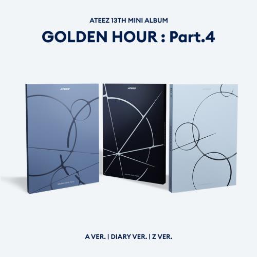 (JUMP UP) ATEEZ - 13th mini album [GOLDEN HOUR : Part.4] (3 TYPES Random)
