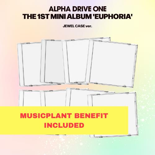 (MUSICPLANT) ALPHA DRIVE ONE - 1st mini album 'EUPHORIA' (JEWEL CASE ver.) (8 TYPES Random)