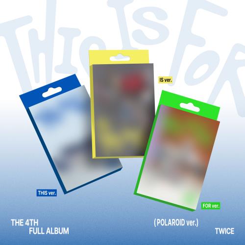 TWICE - 4th Full Album [THIS IS FOR] (POLAROID VER.) (3 TYPES Random)