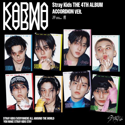Stray Kids - 4th Full Album [KARMA] (ACCORDION VER.) (8 TYPES Random)