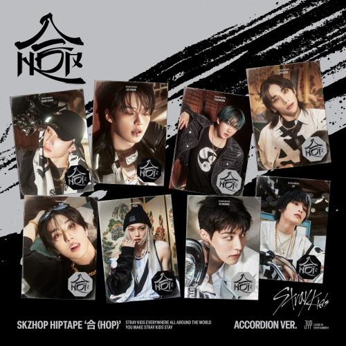 Stray Kids - SKZHOP HIPTAPE '合 (HOP)' (ACCORDION VER.) (8 TYPES Random)