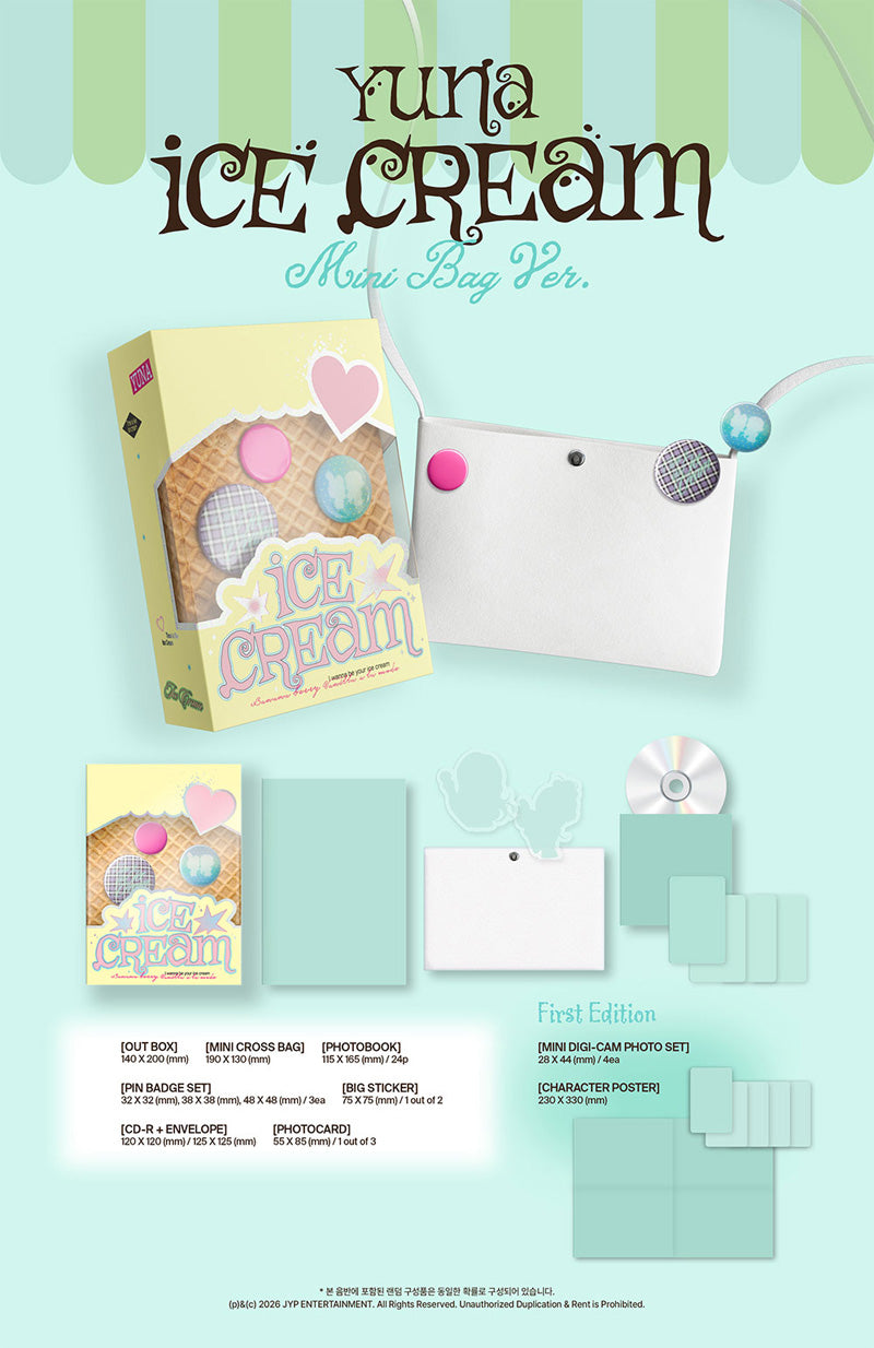 YUNA (ITZY) - [Ice Cream] (MINI BAG Ver.) (MD Ver.)