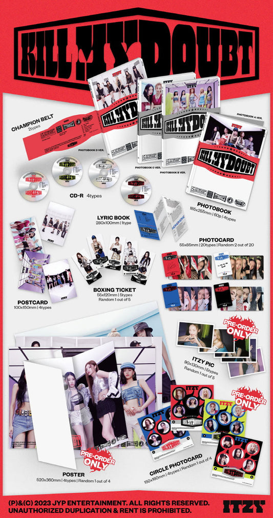 ITZY - 7TH MINI ALBUM [KILL MY DOUBT] (STANDARD) (Random Ver.)