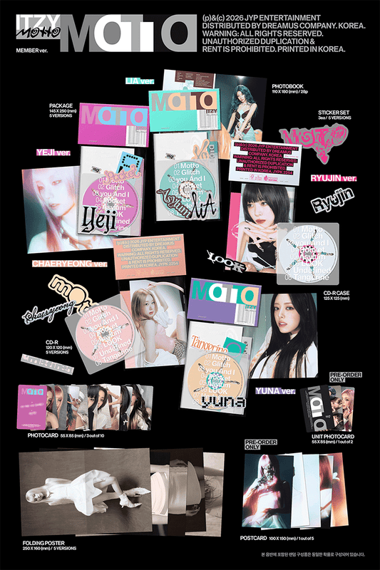 (MP) ITZY - [motto] (MEMBER Ver.) (5 TYPES Random)