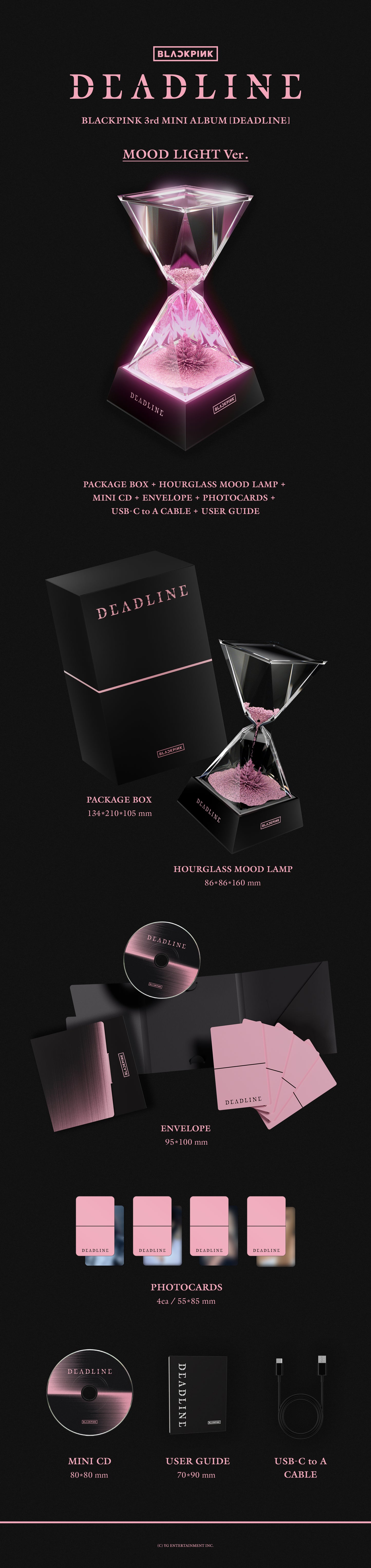 BLACKPINK – 3rd Mini Album "DEADLINE" (MOOD LIGHT Ver.) [Pre-Order]