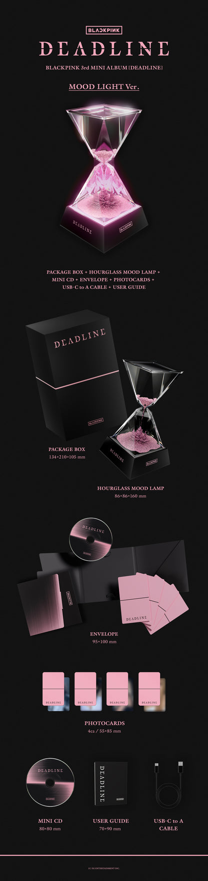BLACKPINK – 3rd Mini Album "DEADLINE" (MOOD LIGHT Ver.) [Pre-Order]
